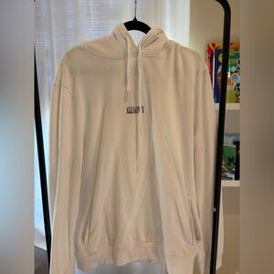 All Saints White Hoodie
